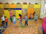 Cvičení zdravá dětská noha ve školce